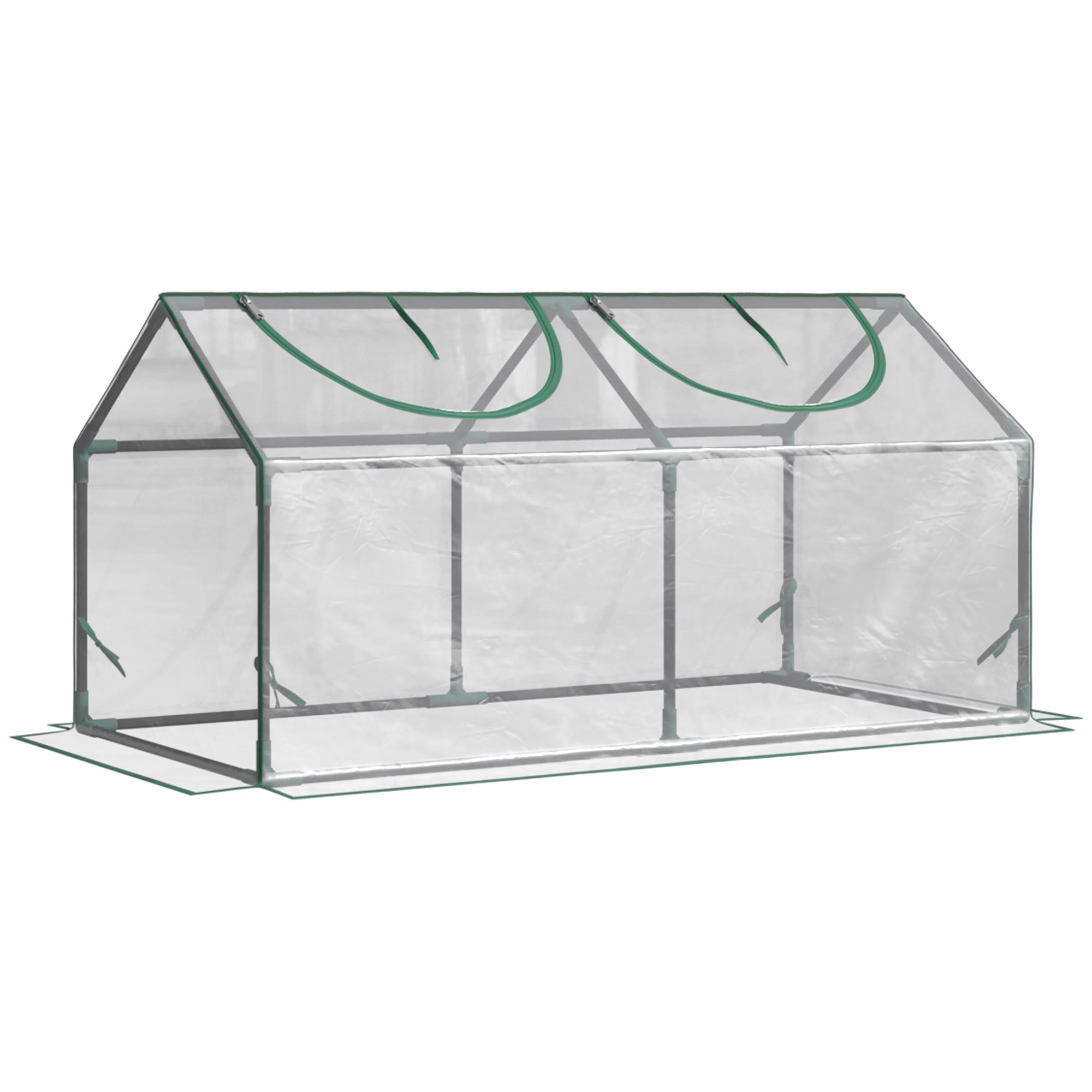 Drivhus Med Vindue  Pe-netfilm  Stålfilmdrivhus  Drivhus Til Altan  Have  Tomathus 120x60x60cm  Tomatdrivhus Til Grøntsager  Blomster  Planter  Gennemsigtig