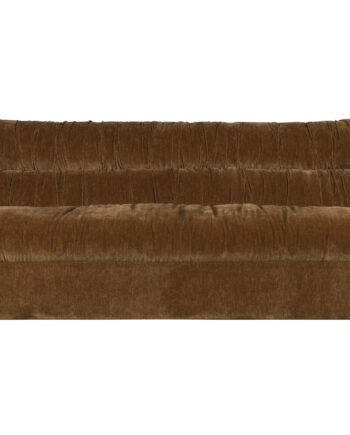 Dutchbone Douglas Sofa Cognac Fløjl Og Og Træ