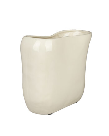 Dutchbone Edna Vase    Beige Keramik