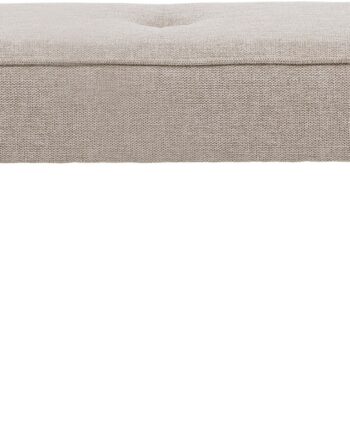 Entrébænk Nordique Design Anzac Stål 100  Polyester Beige Sort B140   D36   H48 Cm