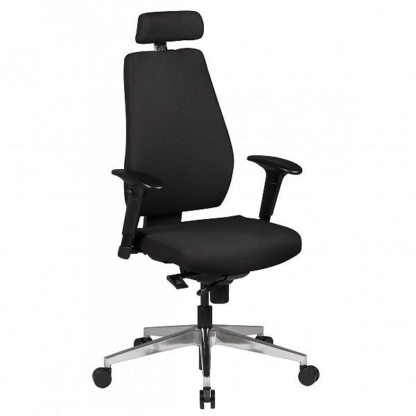 Ergonomisk Kontorstol Med Nakkestøtte  Moderne Look  Sort