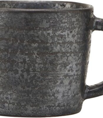 Espressokop House Doctor Pion Sort-brun Porcelæn ø6   H5   Cm Rustik Glasur