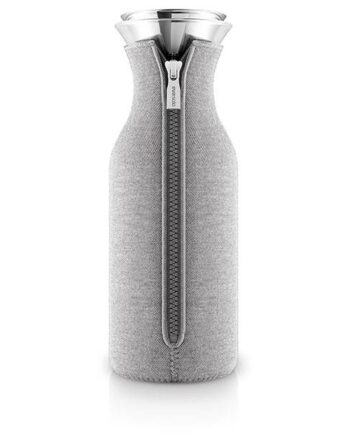 Eva Solo Drypfri Køleskabskaraffel Med Vippelåg       Woven Light Grey  : Erling Christensen Møbler