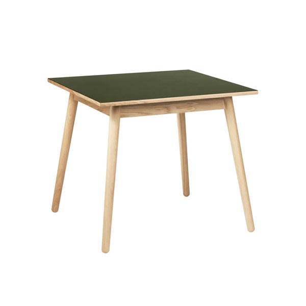 Fdb Møbler C35a Spisebord   Eg Oliven Linoleum  : Erling Christensen Møbler