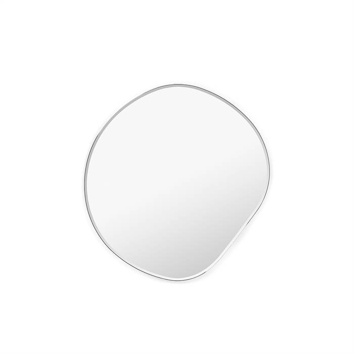 Ferm Living Pond Mirror  Small Dark Chrome  : Erling Christensen Møbler