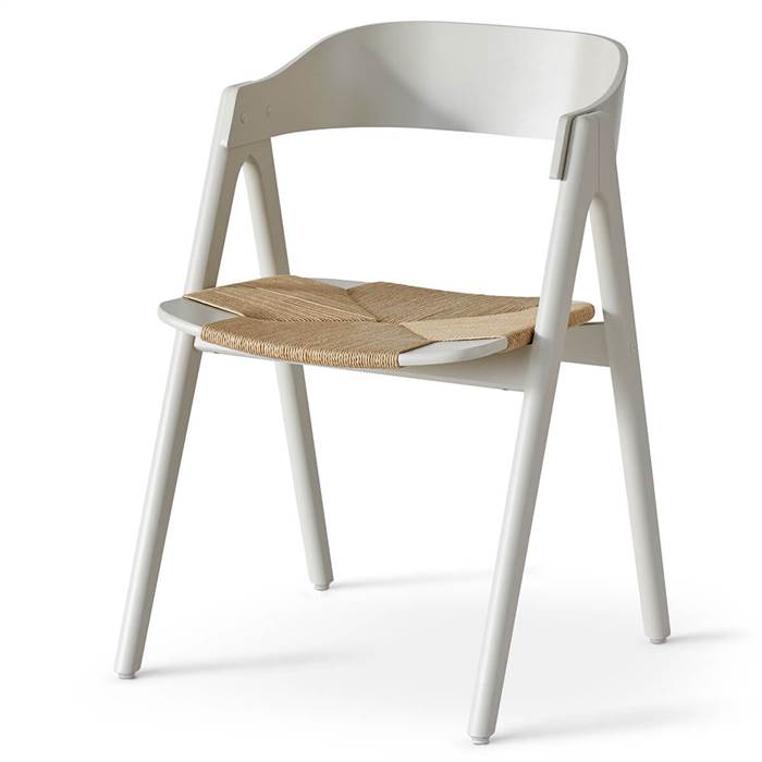 Findahl By Hammel Mette Spisebordsstol Beige Bøg Med Fletsæde  : Erling Christensen Møbler