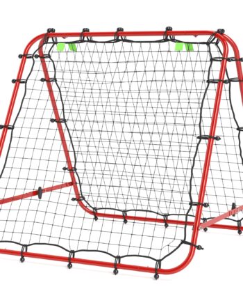 Fodboldmål  Justerbart  Foldbart  Metalramme  100   95 Cm  Rød