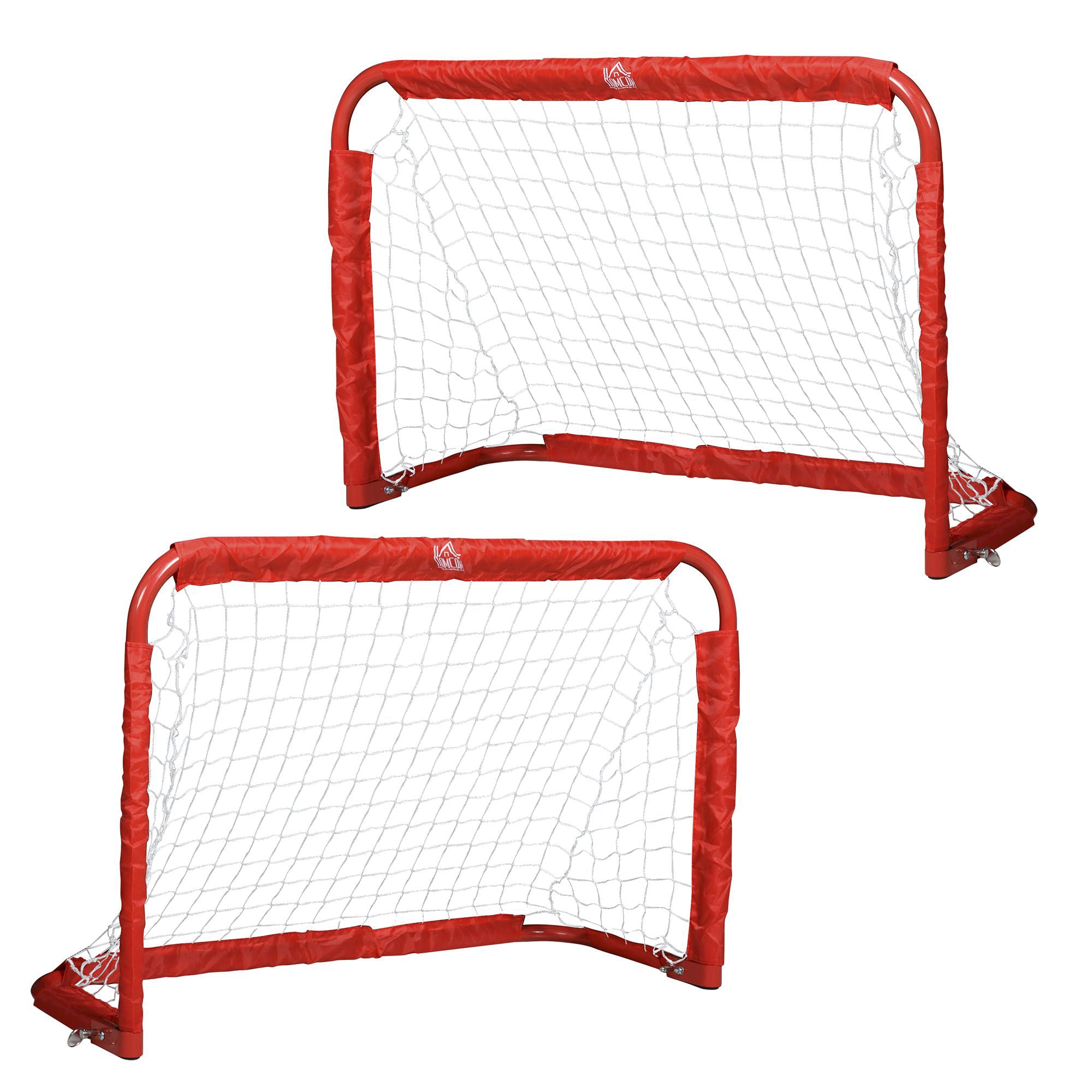Fodboldmålsæt    Foldbare Minimål  Metalramme  Inklusive Værktøj  90   36   60 Cm  Rød