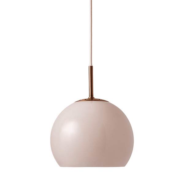 Frandsen Ball Glas Pendel ø25 Sand Grey  : Erling Christensen Møbler
