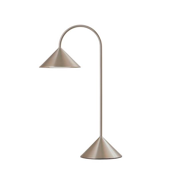 Frandsen Grasp Portable Lampe H47 Brushed Stainless Steel  : Erling Christensen Møbler