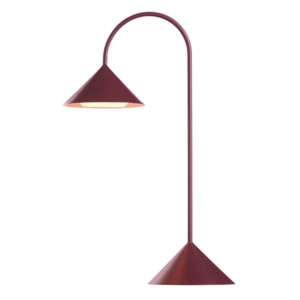 Frandsen Grasp Portable Lampe H47 Matt Beetroot  : Erling Christensen Møbler