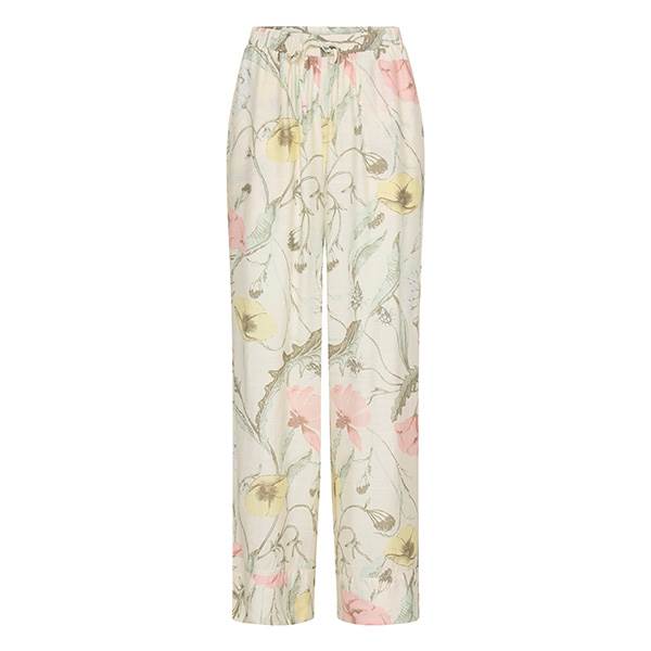 Fransa Frariana Pa   Bukser  Pastel Yellow Floral   Green  : Erling Christensen Møbler