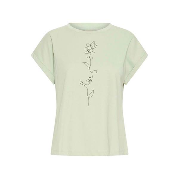 Fransa Fregali Tee    -shirts Green  : Erling Christensen Møbler