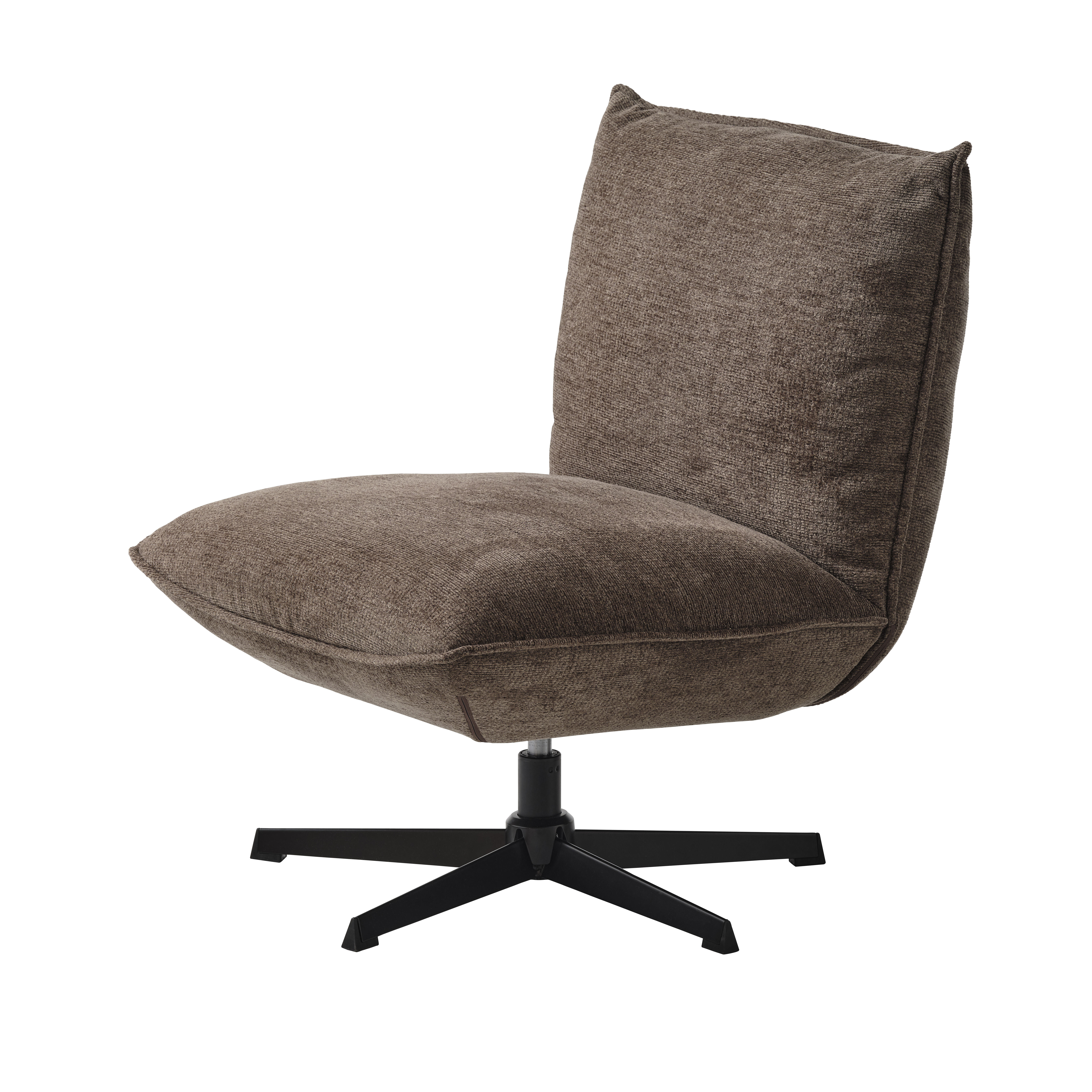 Fraser Loungestol Choko Chenille Og Sorte Ben