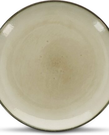 Frokosttallerken Salt   Pepper Meridian ø20 Cm  Stentøj  Beige  Reaktiv Glasur