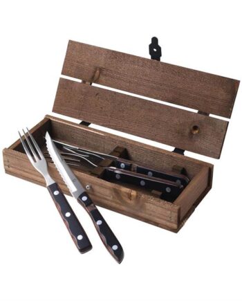 Gense Old Farmer Steak- Grillbestik   Dele Træ Stål  : Erling Christensen Møbler