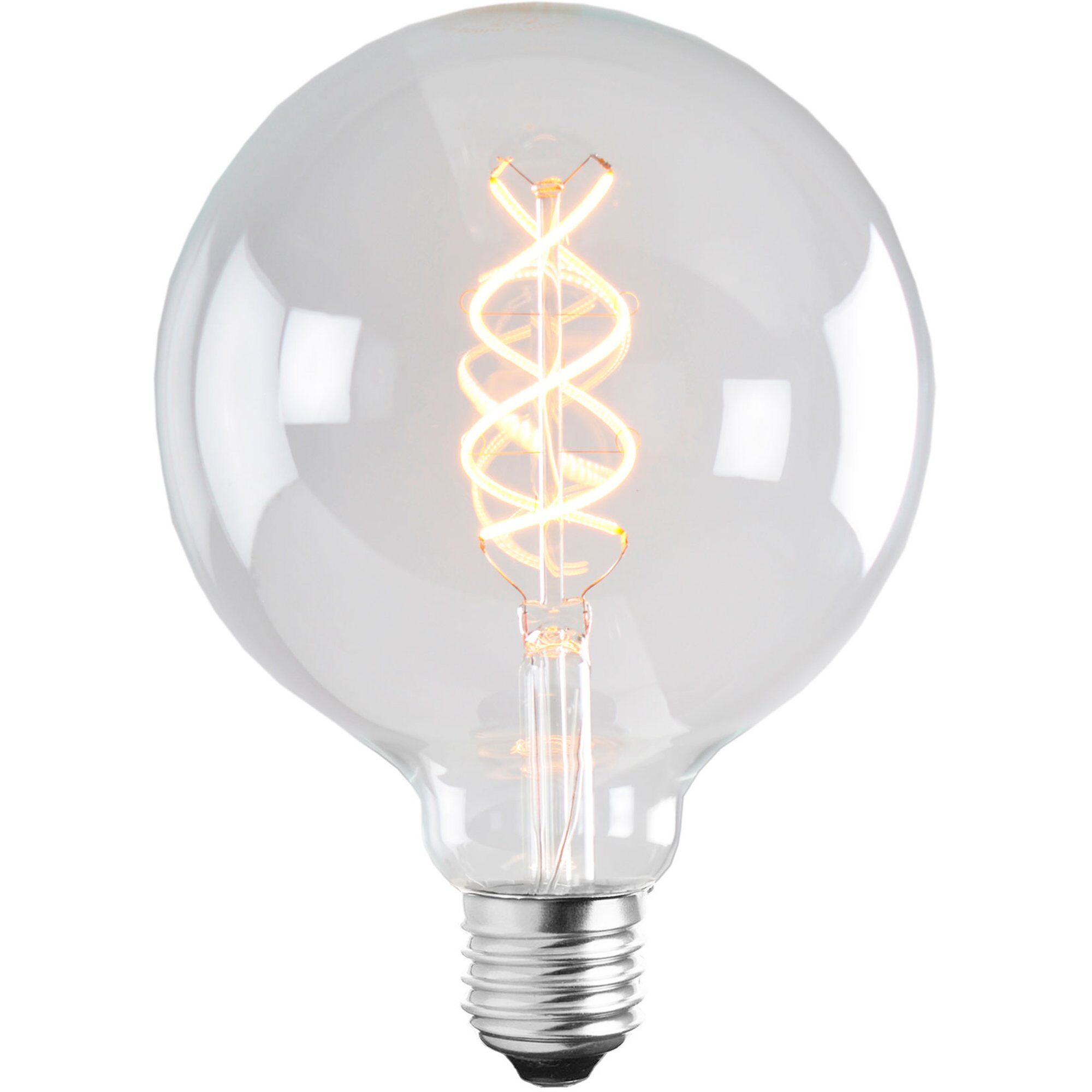 Globen Lighting Lyskilde E27 Led Soft Filament Globe 125 Mm 5w Klar