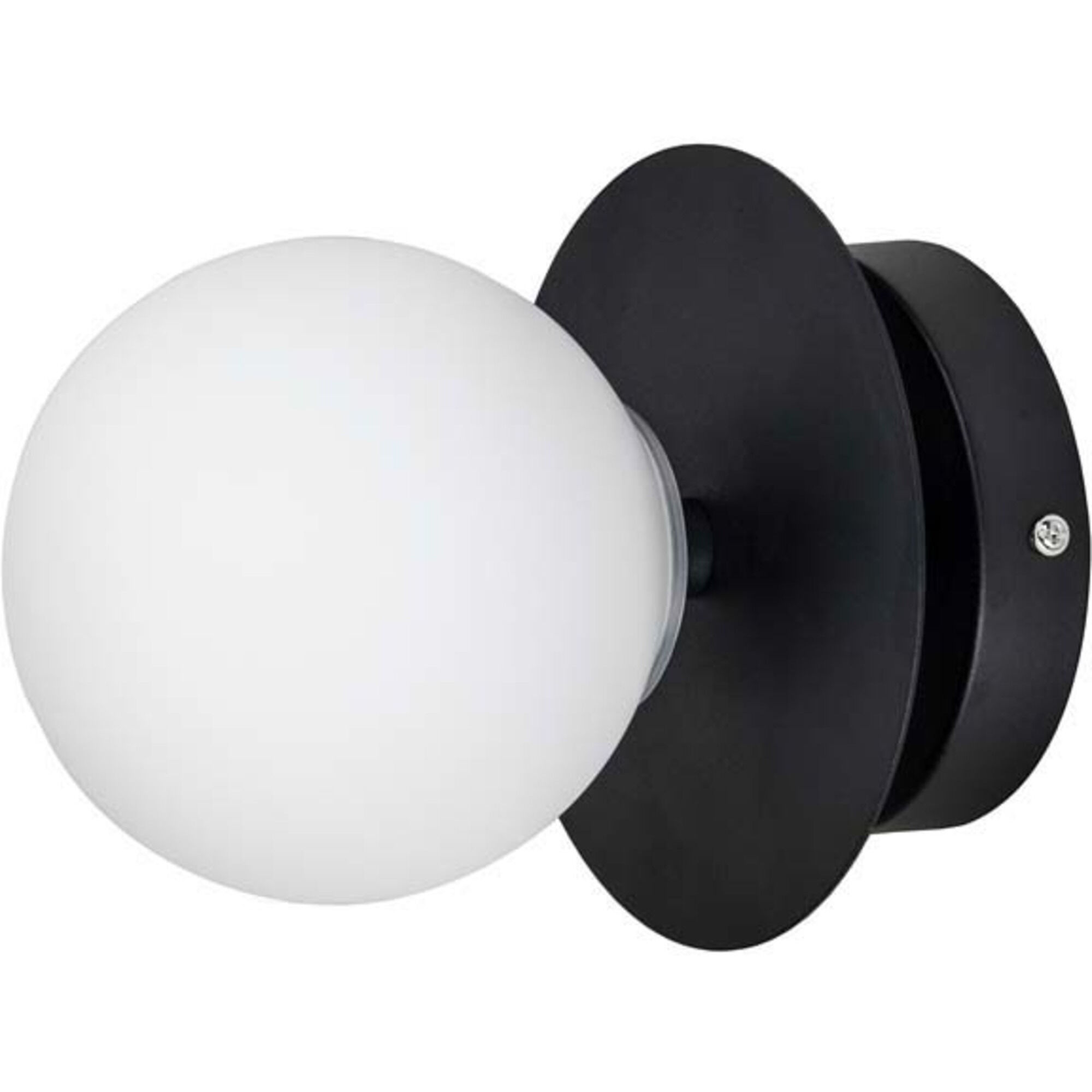 Globen Lighting Plafond Væg Art Deco Lampe Hvid Sort
