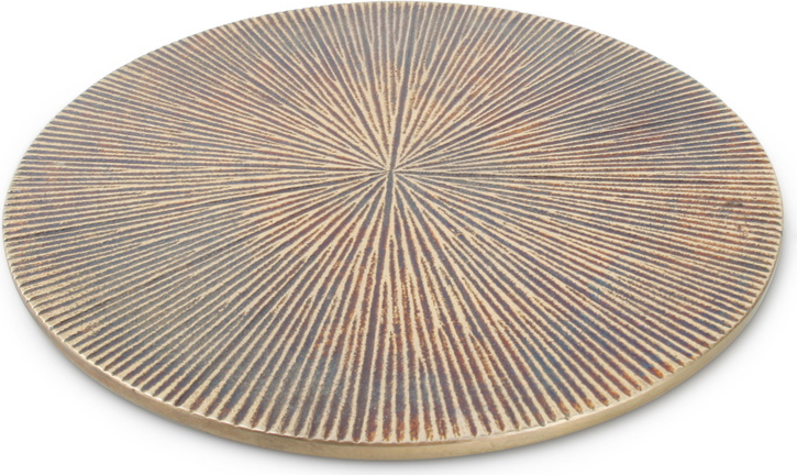 Grydeunderlag Bordskåner Collection Charm ø20 Cm Guldfinish Aluminium