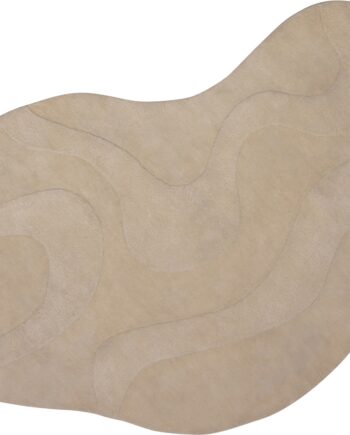 Gulvtæppe Woood Exclusive Alya 170   240 Cm Beige Polyester
