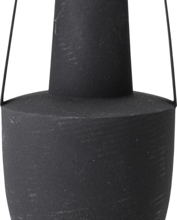 Gulvvase Bloomingville Itamar Metal Sort ø12     H20   Cm