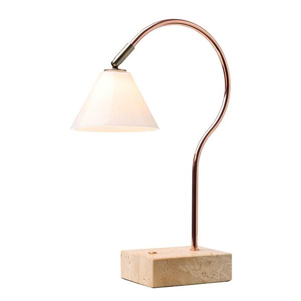 Halo Design Question Bordlampe Copper Opal  : Erling Christensen Møbler
