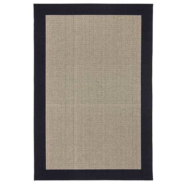 Hc Interior Rugs Casablanca Fladvævet Tæppe 032 Sort  : Erling Christensen Møbler