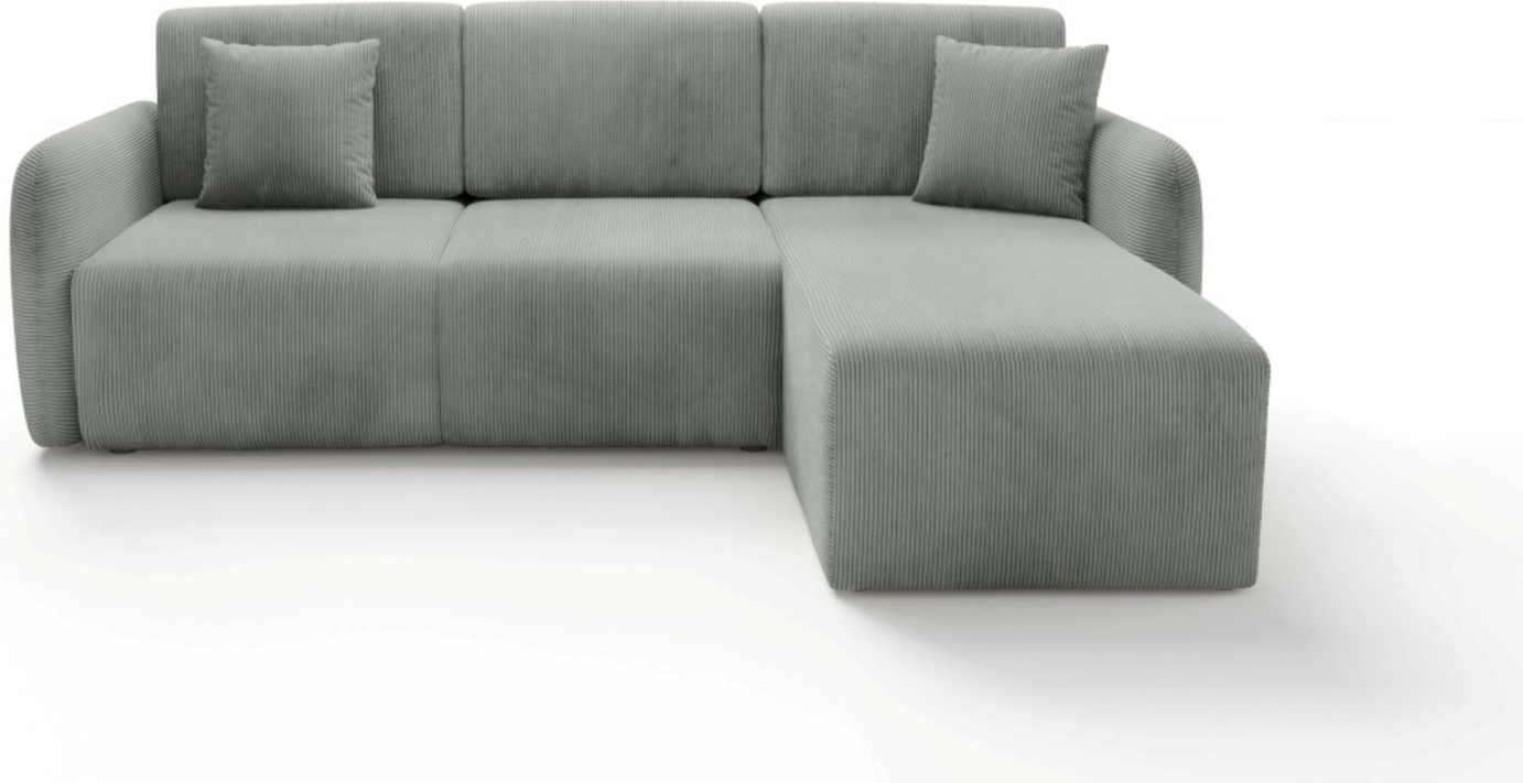 Hjørnesofa Maison Vellé Sorella Loungesofa Sovesofa Poso 55 Stof  Vendbar  Sovefunktion 200x140 Cm  Opbevaring