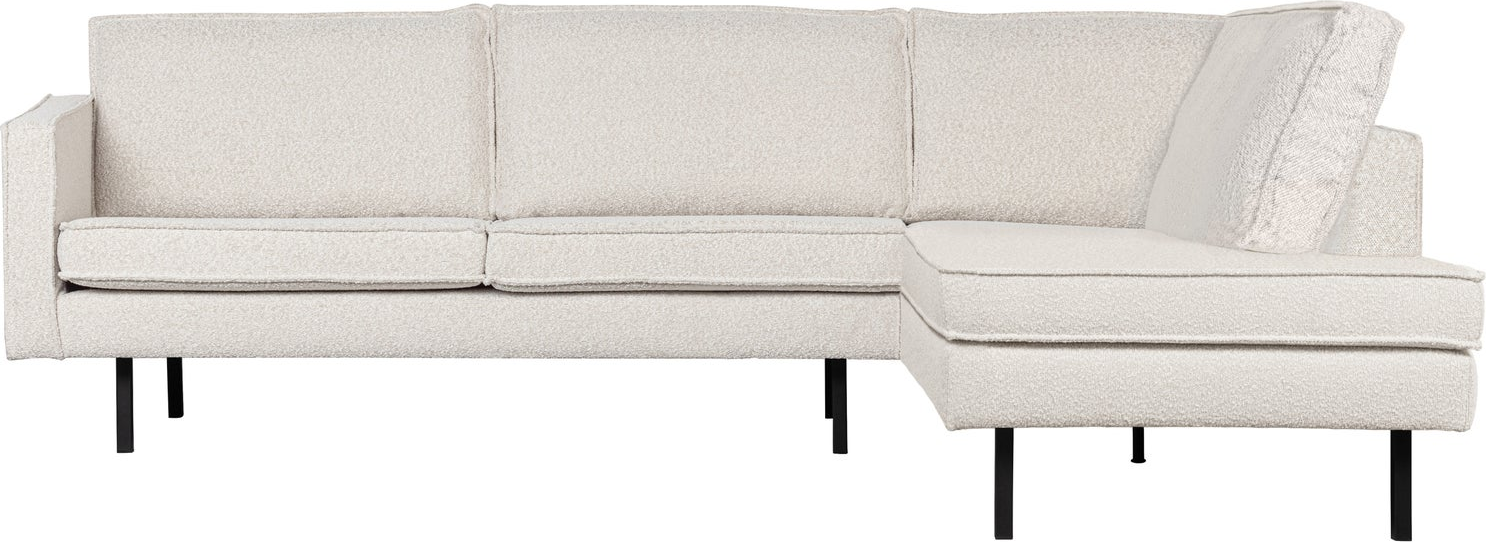 Hjørnesofa Woood Rodeo Højre Bouclé Natur H85 B266 D86 213 Cm
