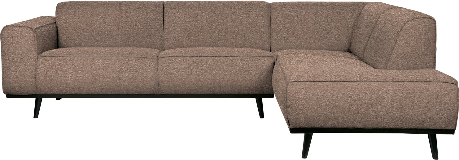 Højrevendt Hjørnesofa Woood Statement Bouclé Nougat 274x210 Cm