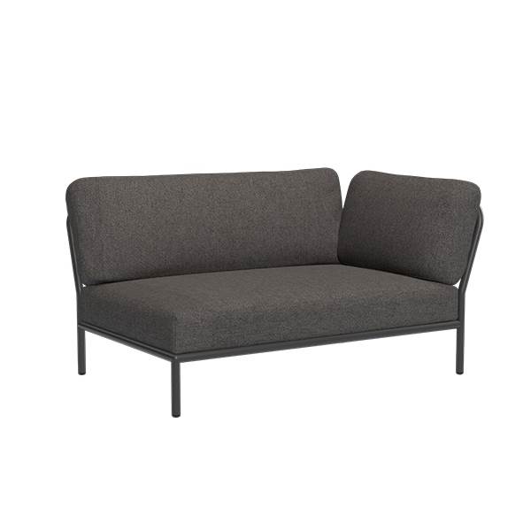 Houe Level Hjørnemodul Højrevendt Dark Grey Basic  : Erling Christensen Møbler