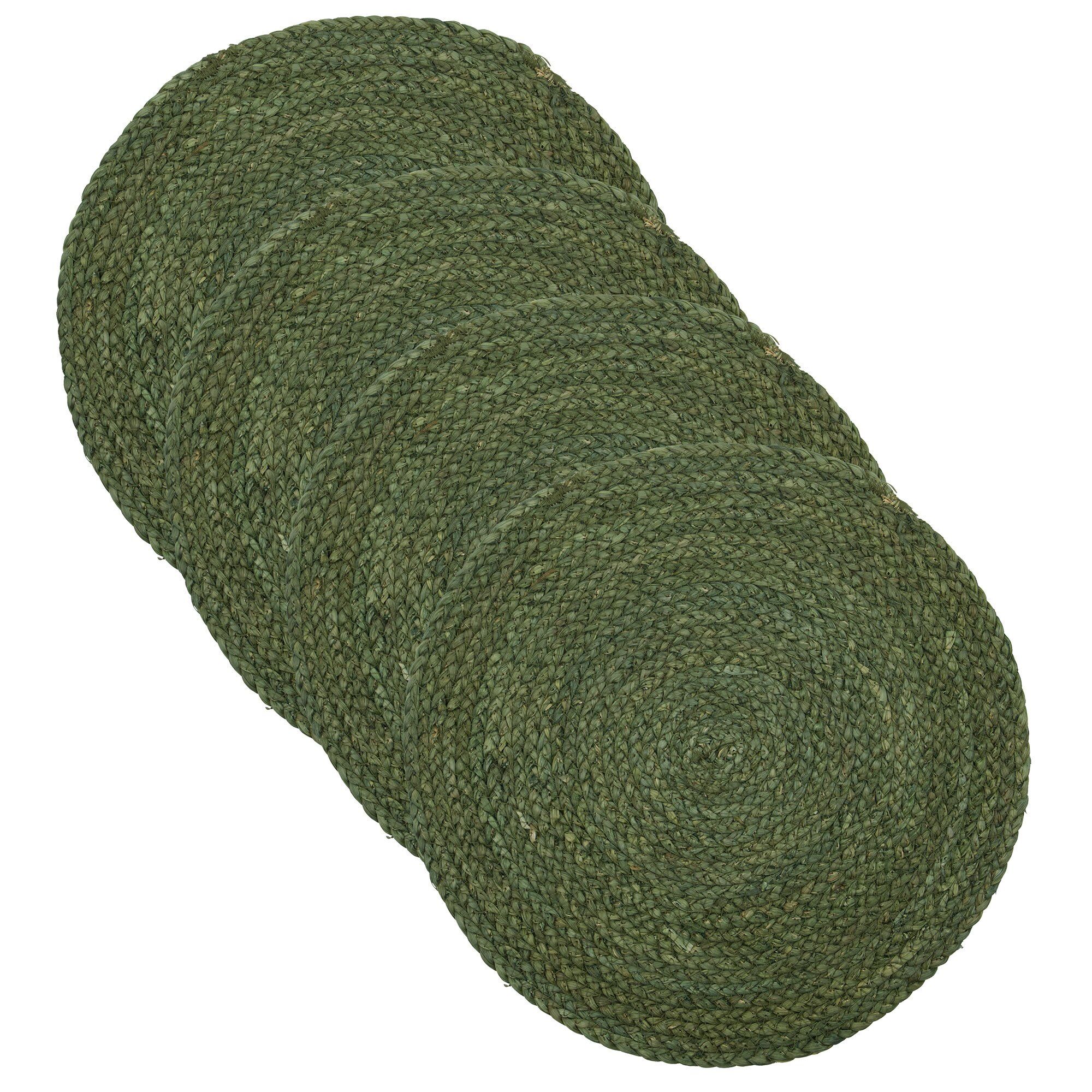 House Doctor Circle Bordskåmatte 38 Cm Grøn Natur