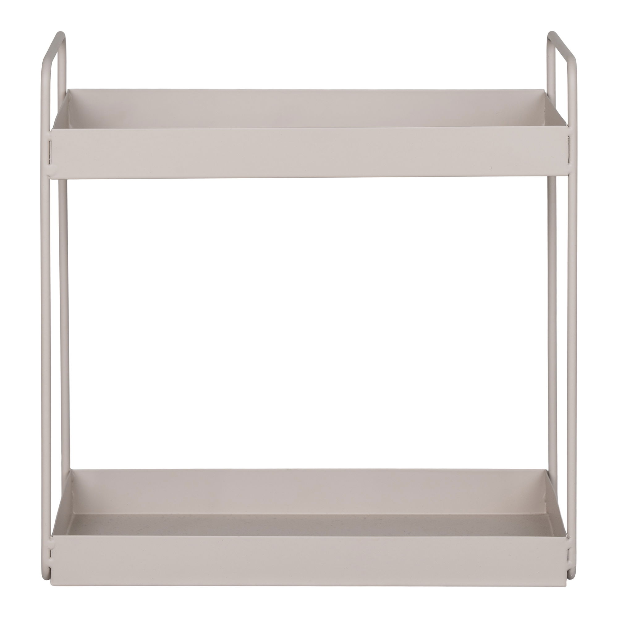 House Nordicâ Stående Dobbelthylde  Stål  Sand    Hylder  30x15x31 Cm