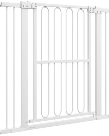Hundesikkerhedsgitter  76-104 Cm Spærregitter Uden Boring  Trappegitter