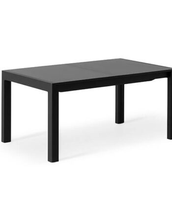 Join By Hammel Spisebord Sort Laminat   Sortbejdset Eg 96   160 Cm  : Erling Christensen Møbler