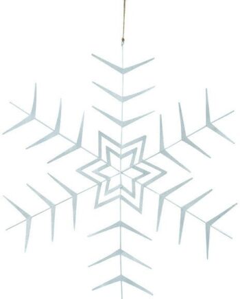 Juleornament House Doctor Crystal   Papir Sølv ø10 Cm