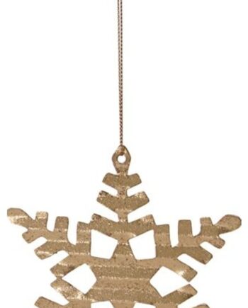 Juleornament Stjerne House Doctor Ornament Serie   Messing ø11   Cm