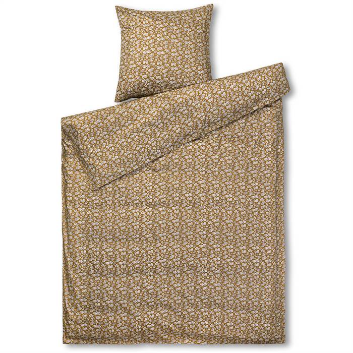 Juna Pleasantly Sengetøj Mustard 140   200 Cm  : Erling Christensen Møbler
