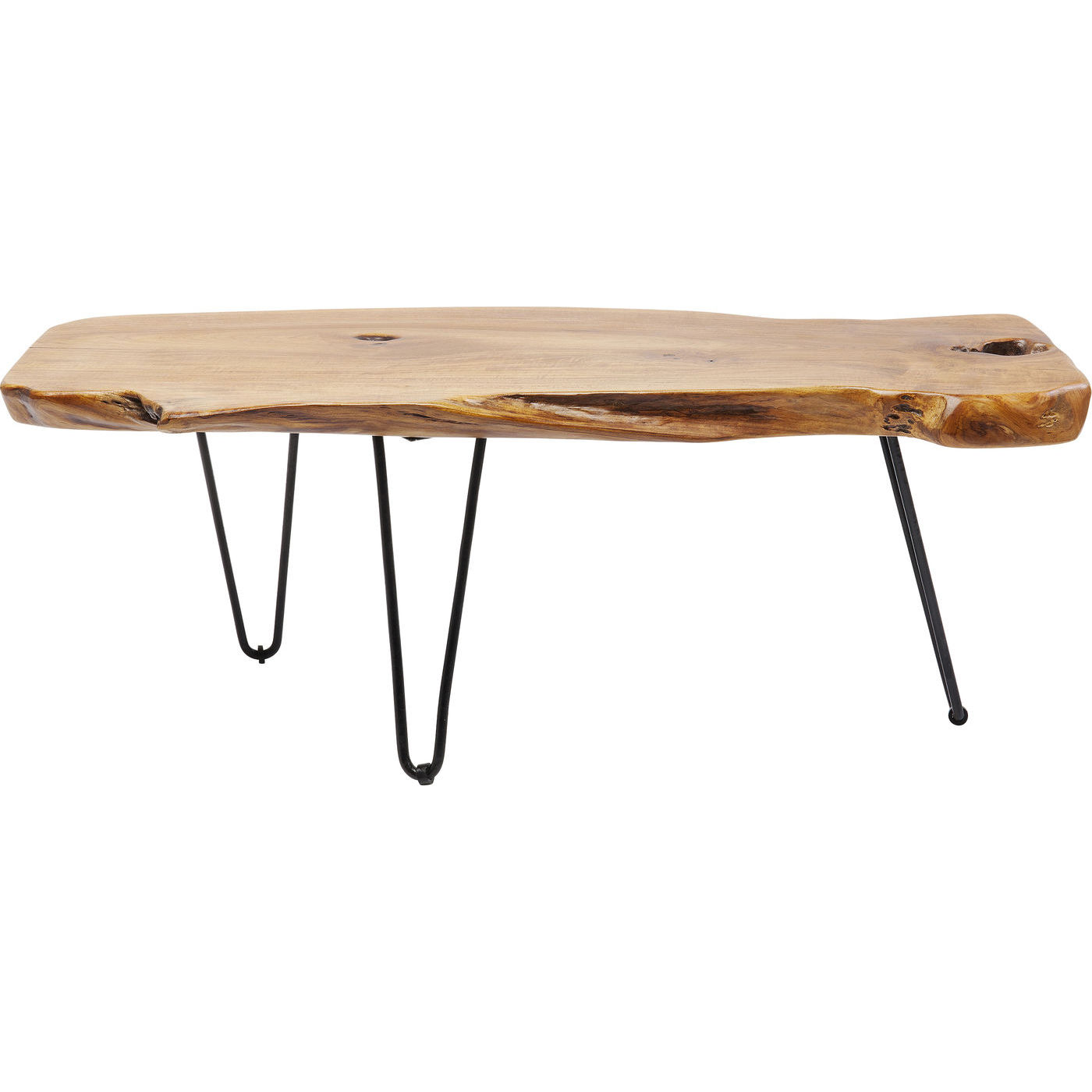 Kare Design Aspen Sofabord Natur Teaktræ Stål  106x41
