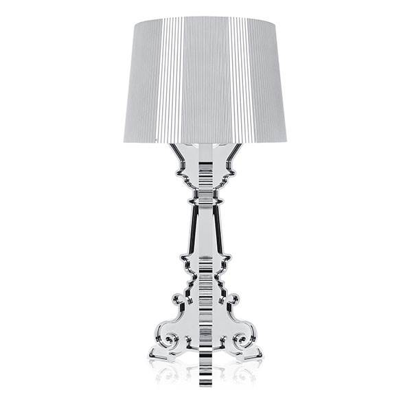 Kartell Bourgie Metal Bordlampe Sølv : Erling Christensen Møbler
