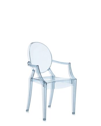 Kartell Lou Lou Ghost Spisebordsstol Kids Lyseblå  : Erling Christensen Møbler
