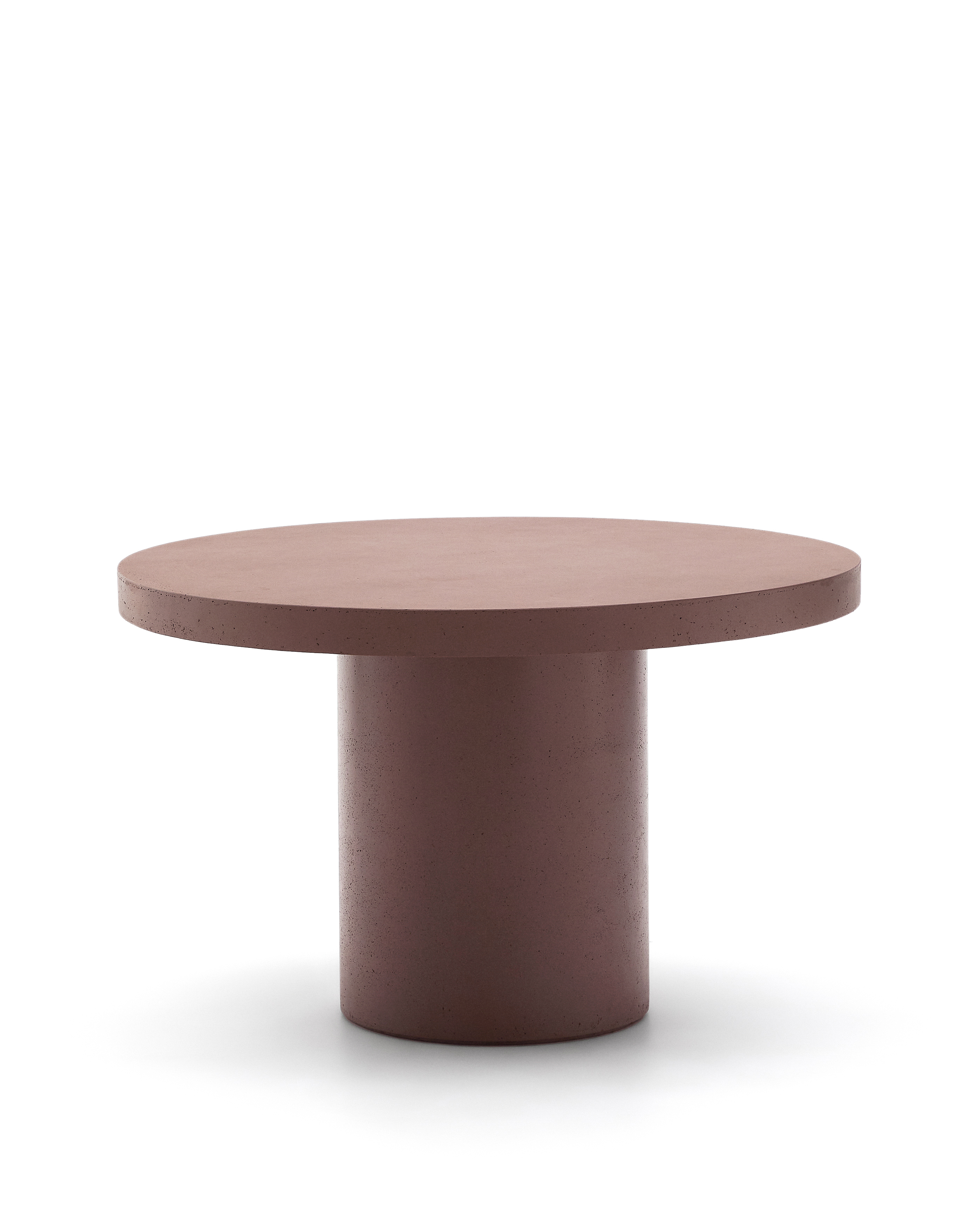 Kave Home Aiguablava Havebord  Rund Terracotta Cement  ø120