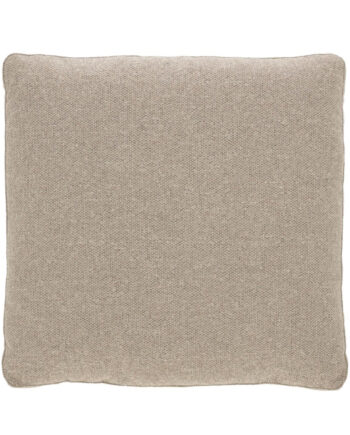 Kave Home Blok Pude  Kvadratisk Beige Chenille  60x60