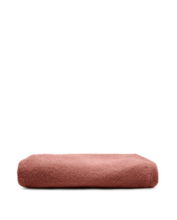 Kave Home Kaeli Betræk Til Fodskammel  Rund Terracotta Bouclé  ø43