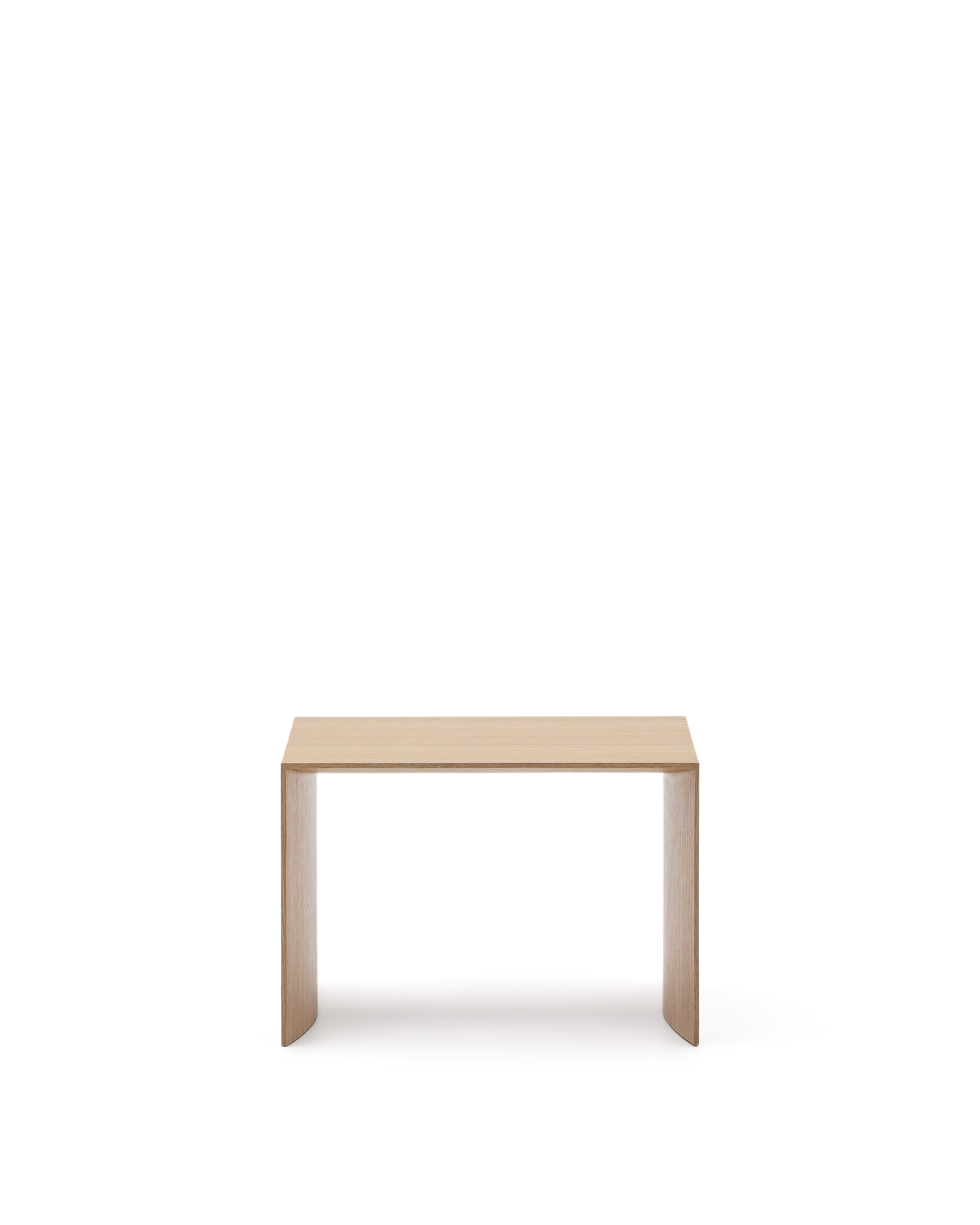 Kave Home Litto Sidebord  Rektangulær Natur Egefinér  55x40