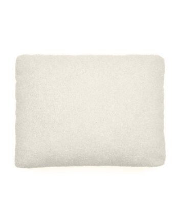Kave Home Martina Pyntepude  Rektangulær Ecru Bouclé Stof  47x36