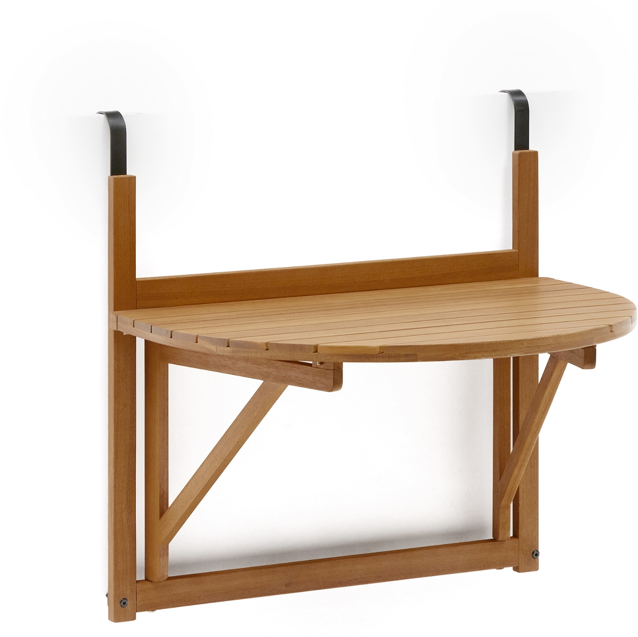 Klapbord Kave Home Amarilis Til Altan Og Terrasse   Fsc-certificeret Akacietræ   Foldbart Bord   Rustik Kolonial Stil