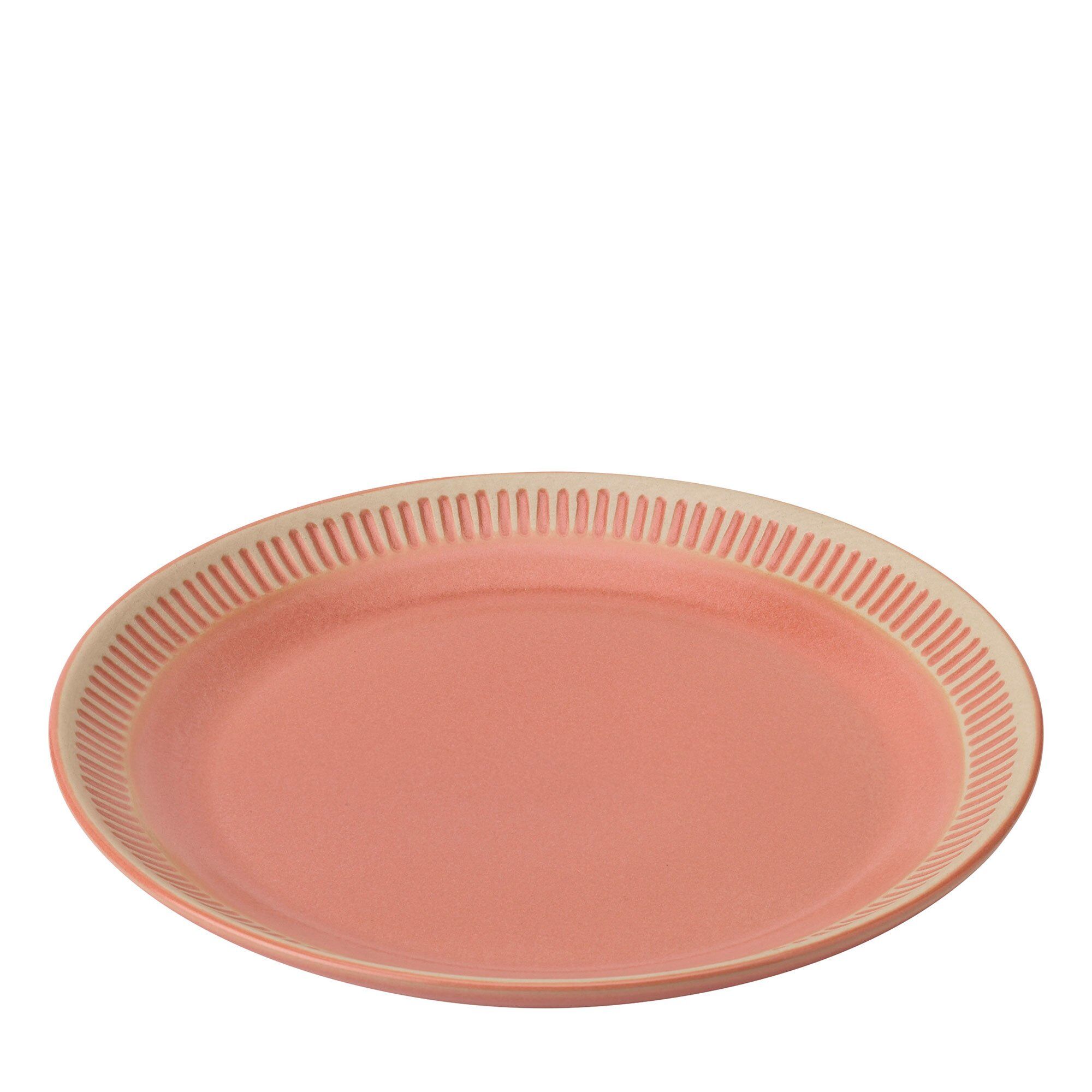 Knabstrup Colorit Tallerkener 22 Cm Coral
