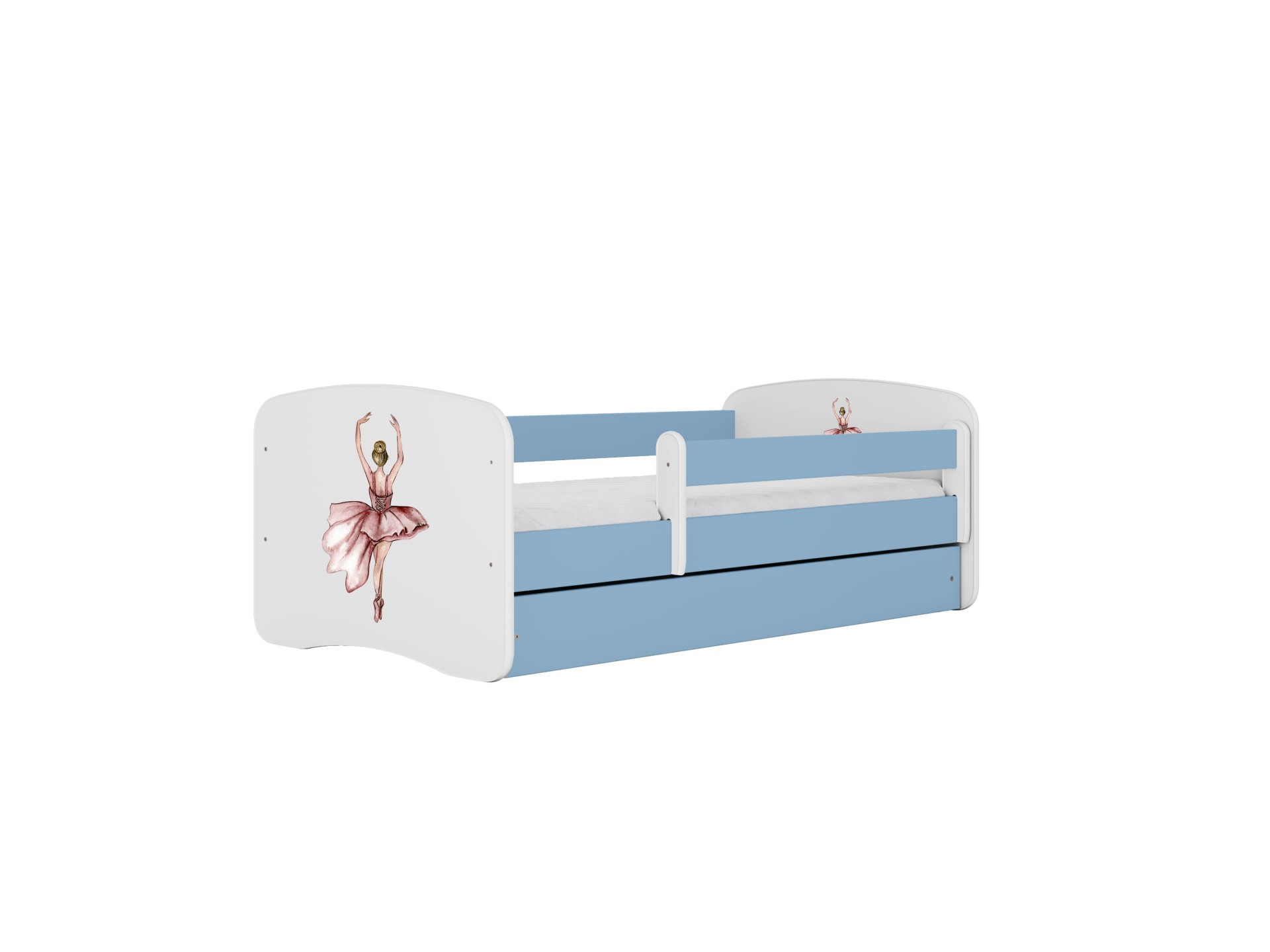 Kocot Kids Seng Babydreams Blue Dancer Med Skuffe Og Madras 180 80
