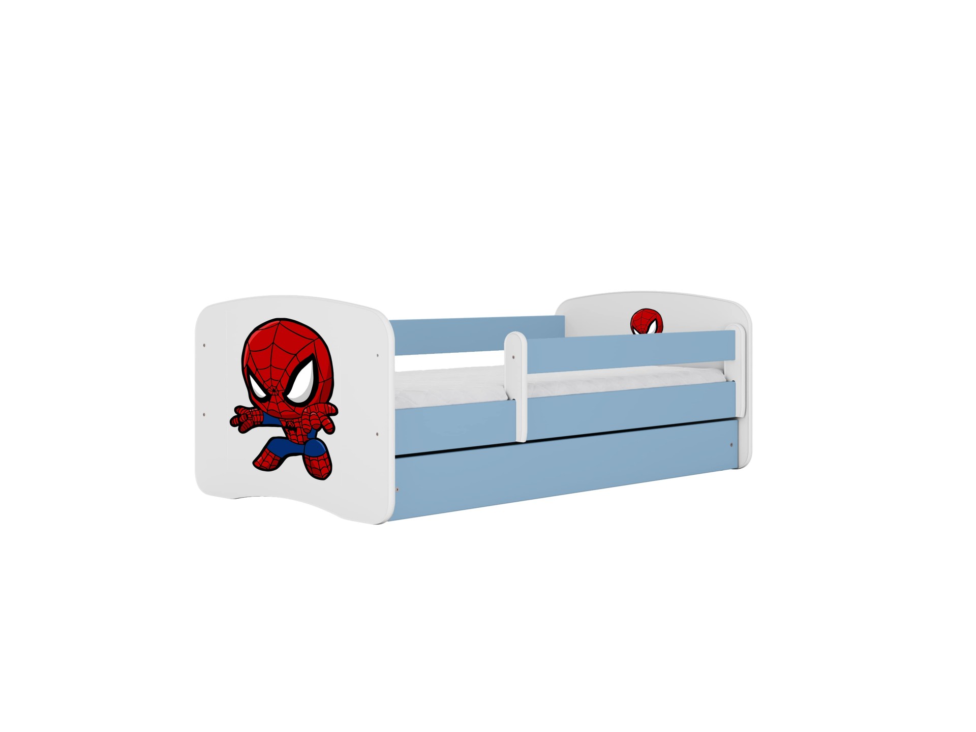 Kocot Kids Seng Babydreams Blue Spiderman Uden Skuffe Med Madras 140 70